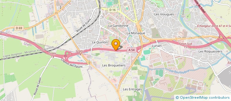 localisation de l'entreprise PNEUS MECA 113 à SALON-DE-PROVENCE