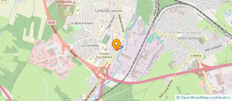 localisation de l'entreprise PNEUS MULTI-SERVICES à CHARLEVILLE-MEZIERES