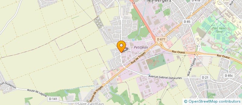 localisation de l'entreprise PNEUS OCCAS SERVICES à SAINT-ANDRE-LES-VERGERS