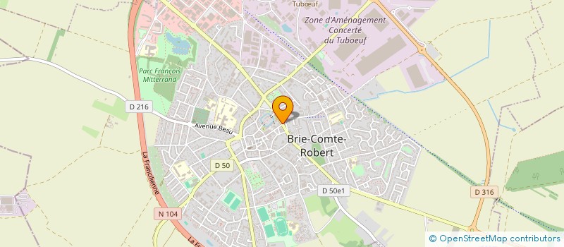 localisation de l'entreprise PNEUS SERVICES GESTION à BRIE-COMTE-ROBERT