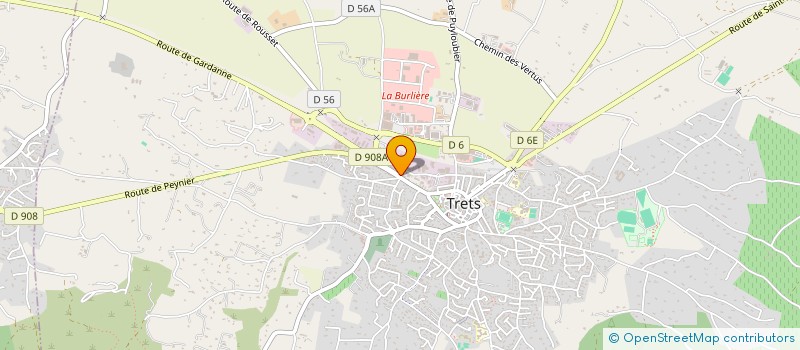 localisation de l'entreprise PNEUS TRETS à TRETS