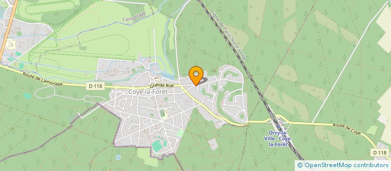 localisation de l'entreprise PNEXT  COYE-LA-FORET