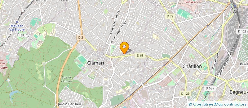 localisation de l'entreprise PNG à CLAMART