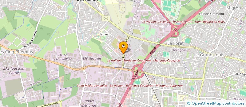 localisation de l'entreprise PNH  LE HAILLAN