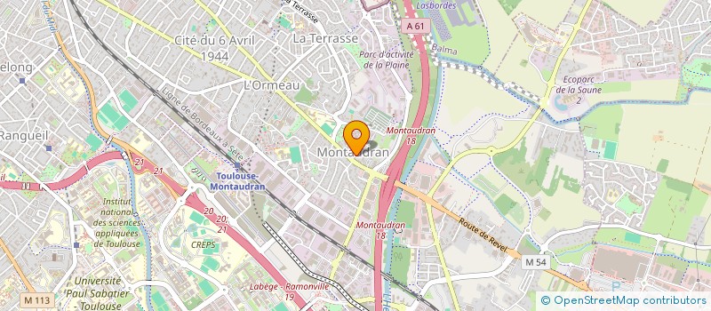 localisation de l'entreprise PNH INVEST à TOULOUSE
