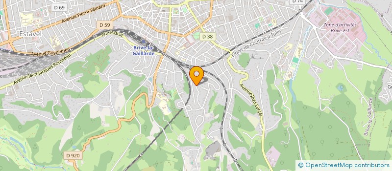 localisation de l'entreprise PNJC  BRIVE-LA-GAILLARDE