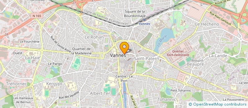 localisation de l'entreprise PNK RESTAURATION à VANNES