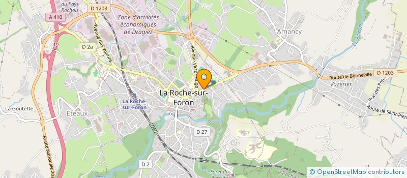 localisation de l'entreprise PNKA  LA ROCHE-SUR-FORON