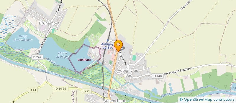 localisation de l'entreprise PNL AUTO à AUBIGNY-AU-BAC