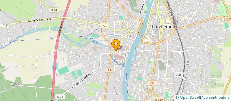 localisation de l'entreprise PNLAVERIE  CHATELLERAULT