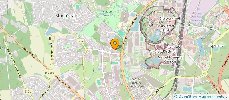 localisation de l'entreprise PNLK  MONTEVRAIN