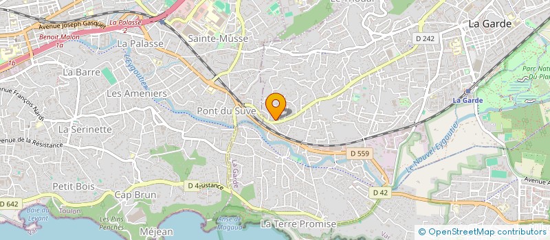 localisation de l'entreprise PNM  LA GARDE