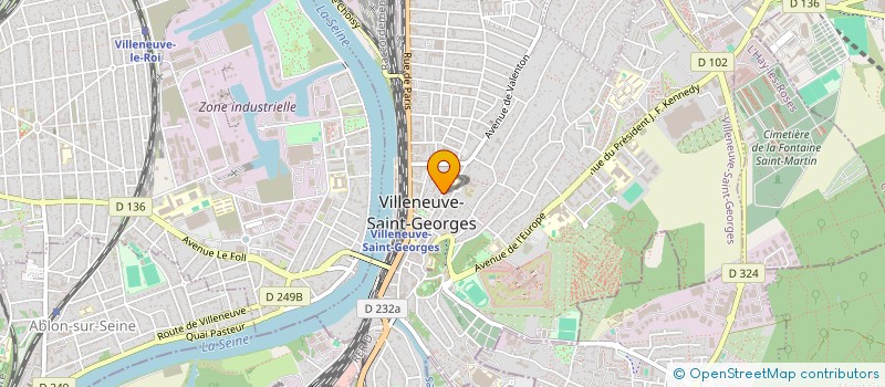 localisation de l'entreprise PNM  VILLENEUVE-SAINT-GEORGES