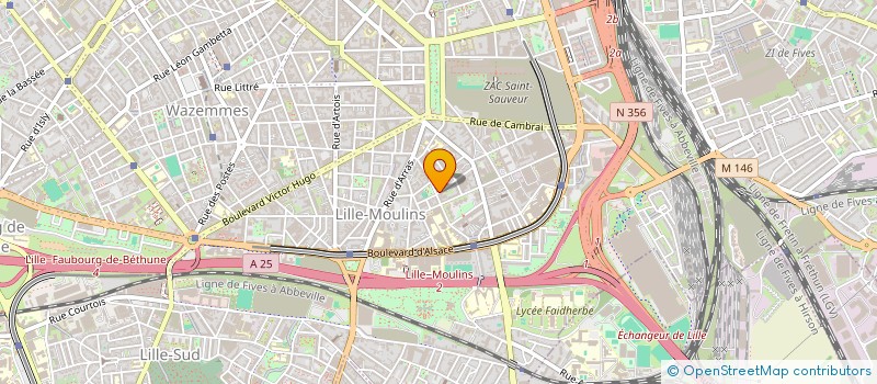 localisation de l'entreprise PNM POLE NORD MUSIQUE  LILLE