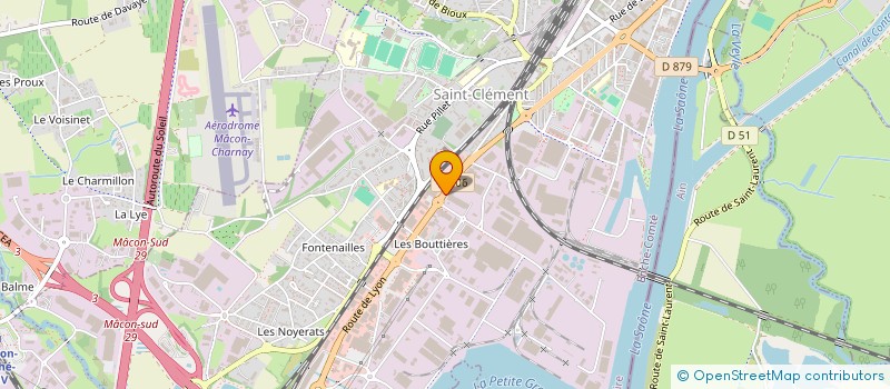 localisation de l'entreprise PNO TRAILER  MACON