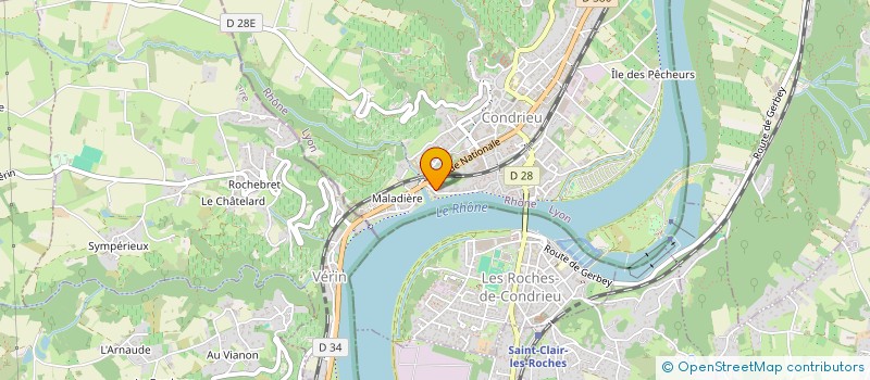 localisation de l'entreprise PNP07  CONDRIEU