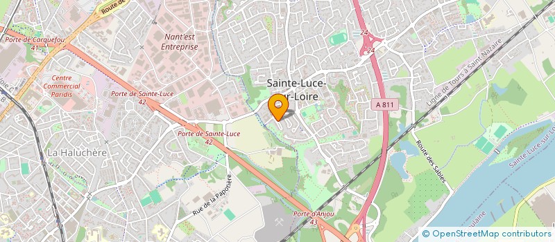 localisation de l'entreprise PNR 44 à NANTES