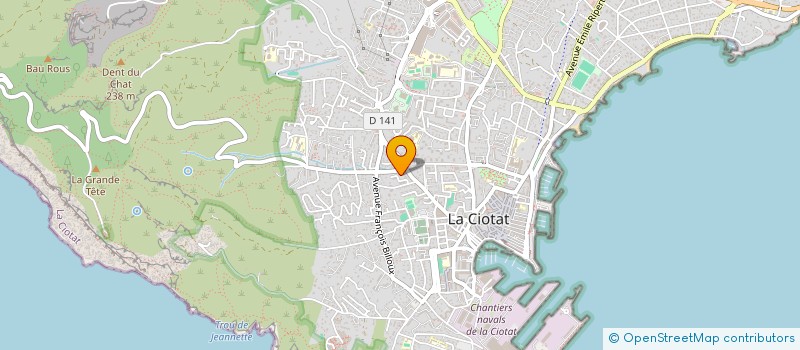 localisation de l'entreprise PNR CONCEPT  LA CIOTAT