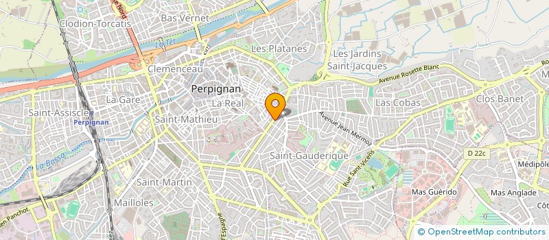 localisation de l'entreprise PNR CONSTRUCTION à PERPIGNAN