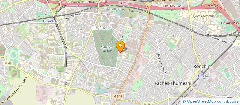 localisation de l'entreprise PNS à LILLE