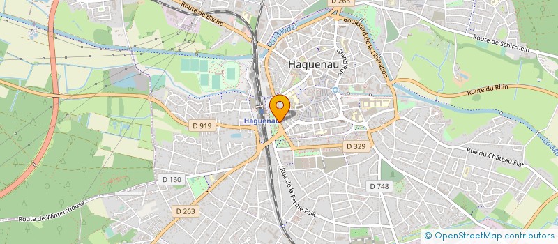 localisation de l'entreprise PNS INTERIM HAGUENAU à HAGUENAU