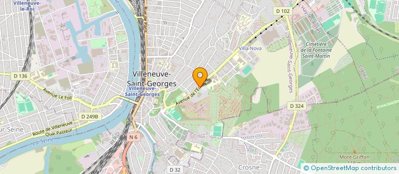 localisation de l'entreprise PNT  VILLENEUVE-SAINT-GEORGES