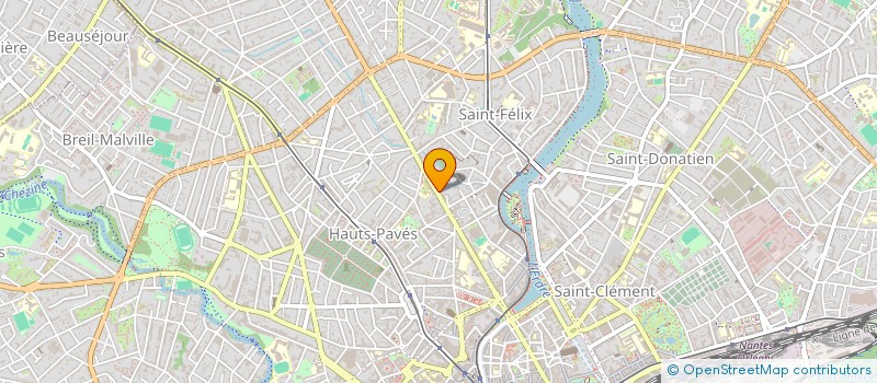 localisation de l'entreprise PO à NANTES