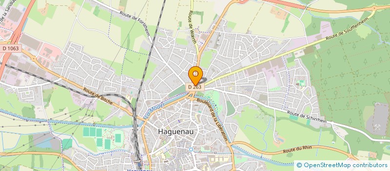 localisation de l'entreprise PO CONSTRUCTION à HAGUENAU