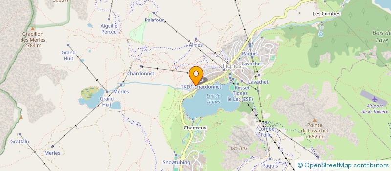 localisation de l'entreprise PO INVEST  TIGNES