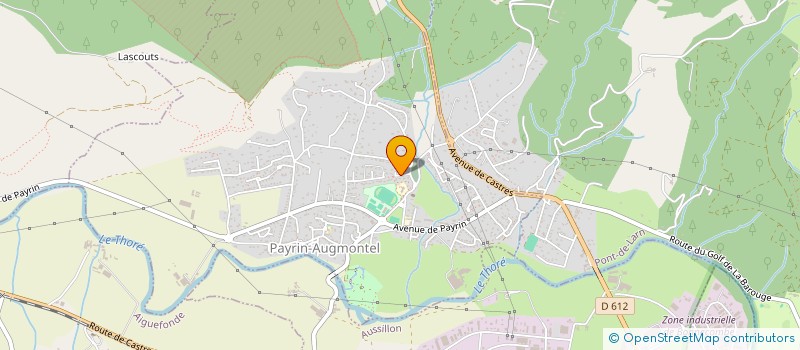 localisation de l'entreprise PO.LAB à PAYRIN-AUGMONTEL