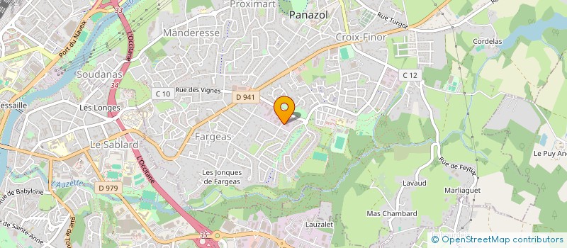 localisation de l'entreprise PO-LIMOGES à PANAZOL