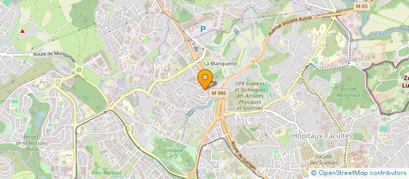 localisation de l'entreprise PO'POTES EN GUINGUETTE à MONTPELLIER