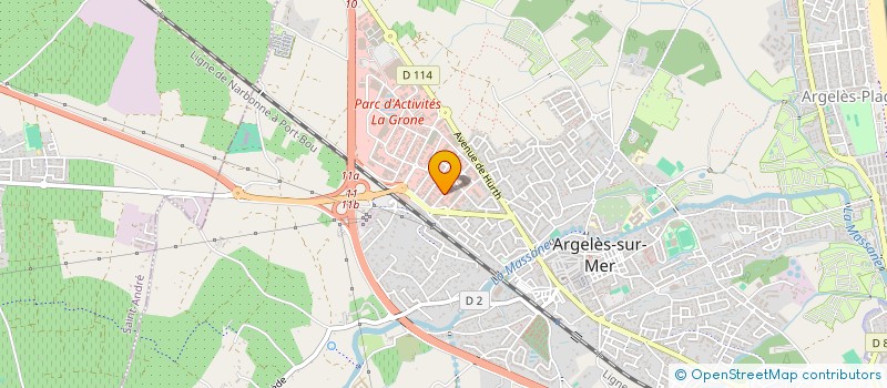 localisation de l'entreprise PO TRANSPORTS EURL à ARGELES-SUR-MER