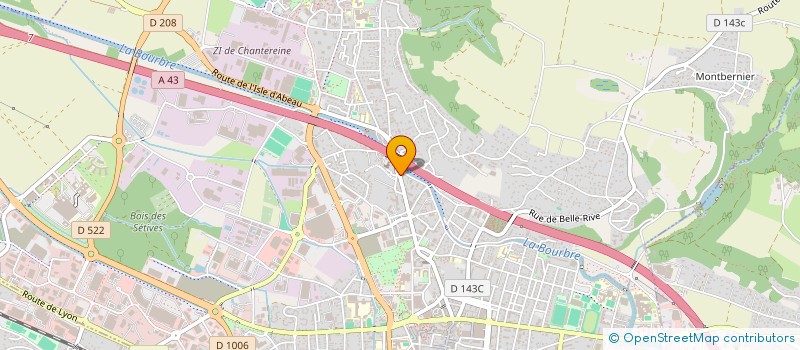 localisation de l'entreprise PO2H à BOURGOIN-JALLIEU