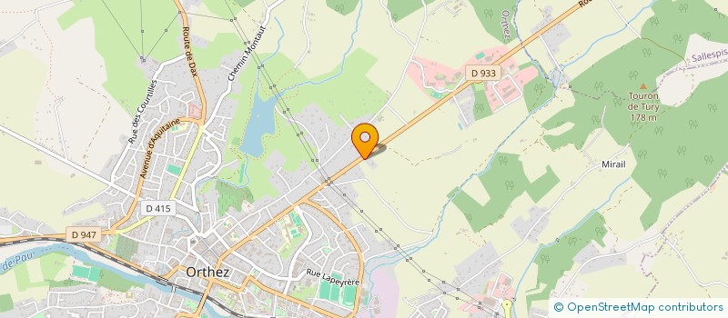 localisation de l'entreprise PO3  ORTHEZ