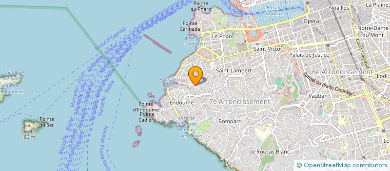 localisation de l'entreprise POAM à MARSEILLE