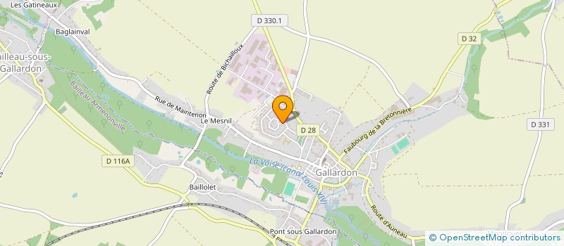 localisation de l'entreprise POAPO à GALLARDON