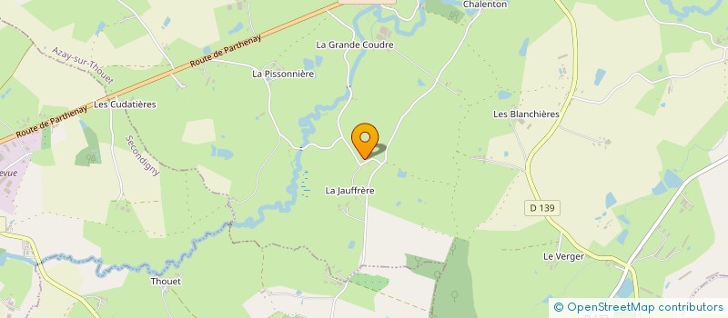 localisation de l'entreprise POBEDA  AZAY-SUR-THOUET