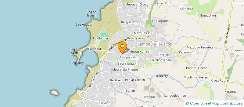 localisation de l'entreprise POC A POC  LAMPAUL-PLOUARZEL