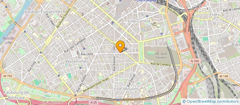 localisation de l'entreprise POC FINANCES à LILLE