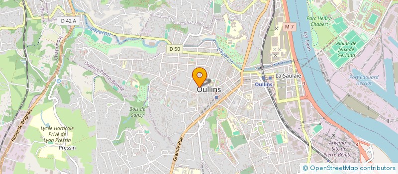 localisation de l'entreprise POC POC POC IA  OULLINS-PIERRE-BENITE