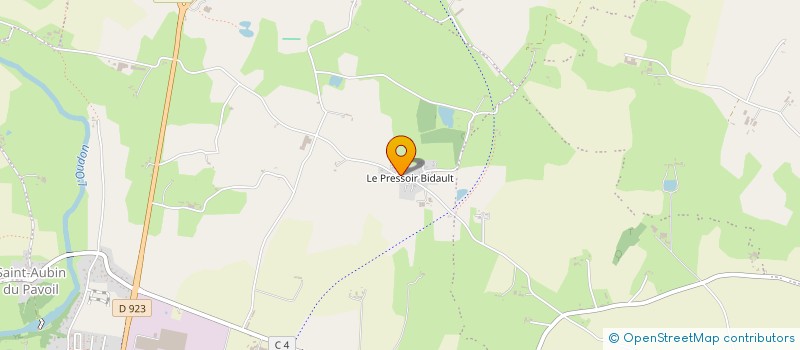 localisation de l'entreprise POCABAT  SEGRE-EN-ANJOU BLEU