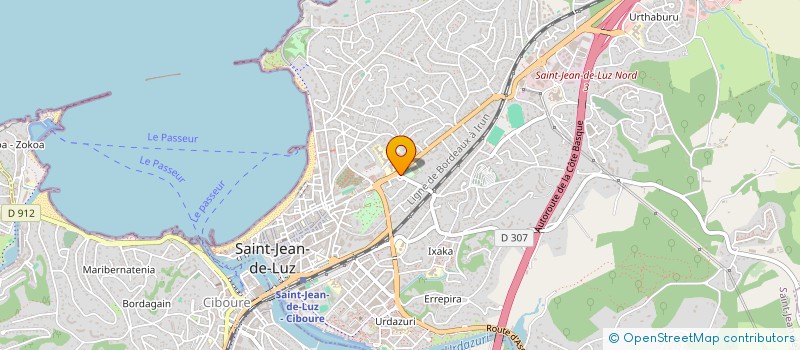 localisation de l'entreprise POCALENIA  SAINT-JEAN-DE-LUZ