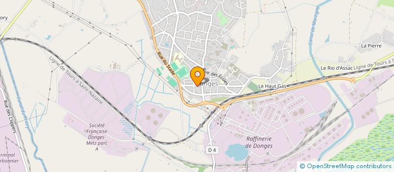 localisation de l'entreprise POCAM  DONGES