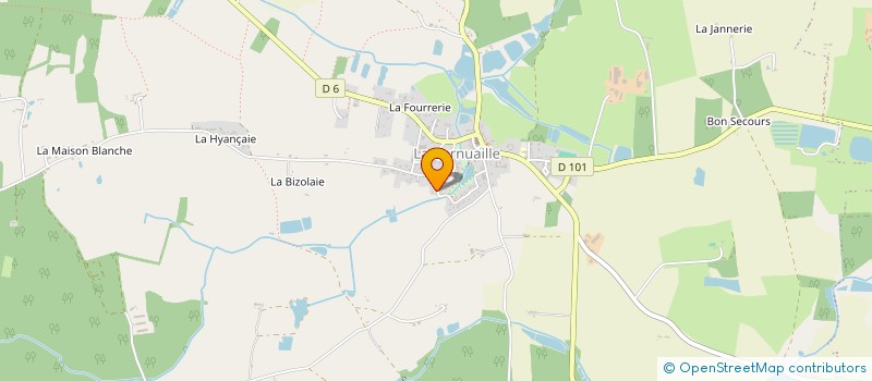 localisation de l'entreprise POCE  VAL D'ERDRE-AUXENCE