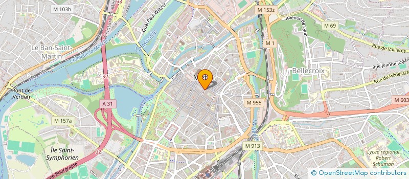 localisation de l'entreprise POCHA METZ  METZ