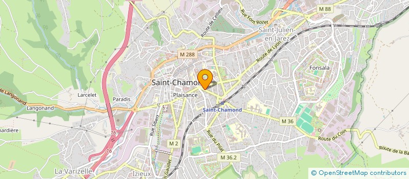 localisation de l'entreprise POCHAVAN LOUISE ET OSSANNA à SAINT-CHAMOND