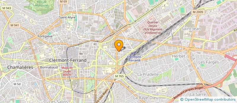 localisation de l'entreprise POCHE FELIX ET DOMITILLE  CLERMONT-FERRAND