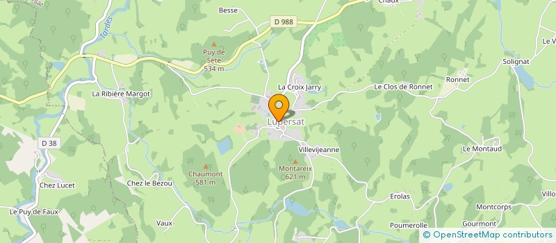 localisation de l'entreprise POCHEBONNE SARL à LUPERSAT
