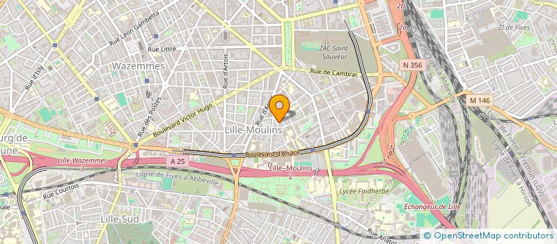 localisation de l'entreprise POCHET INDIVISION à LILLE